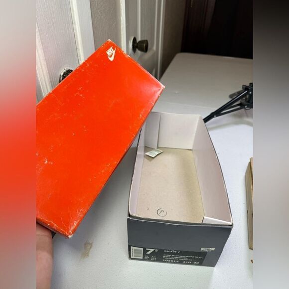 Vintage 90s Nike Decade V Midnight Navy Blue Heavens Gates 1995 Sneakers Sz 7.5 - Picture 11 of 15